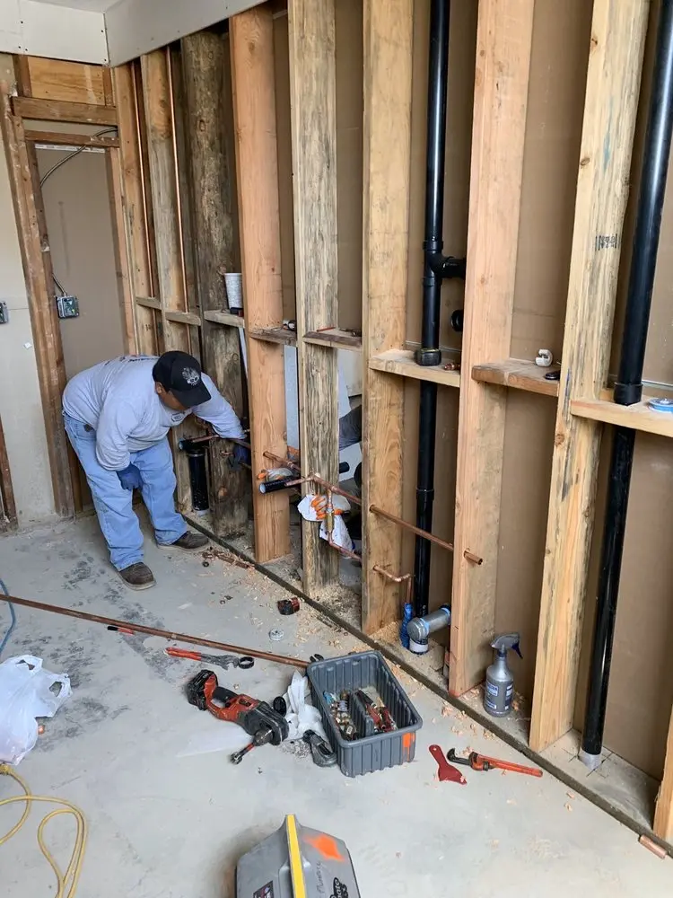 Commercial rough-in plumbing for Trenchless Sewer Repair in Spotswood Manor
